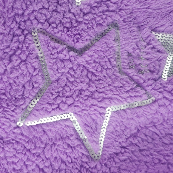 Betsey Johnson Kids Purple Fleece Hoodie - Picture 3 of 13